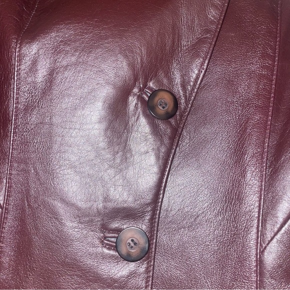 Gabriel Collection Genuine Leather Purple-Brown Jacket. Thinsulated Lining. - Picture 11 of 13